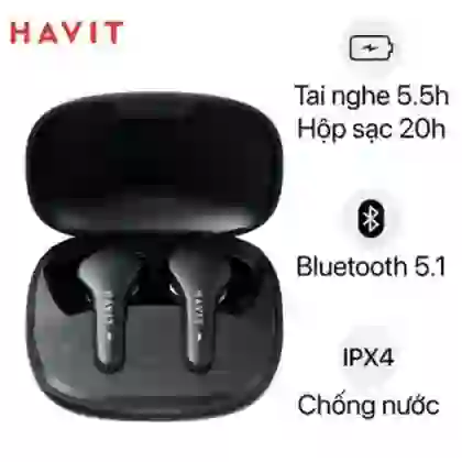 Tai nghe Bluetooth không dây Havit TW959 - Đen